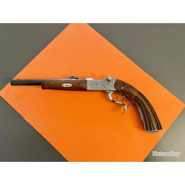 RARE PISTOLET DE TIR FIN XIX SYSTEME MARTINI-HENRY