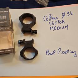 COLLIERS DE MONTAGE TUBE 34 VECTOR MEDIUM