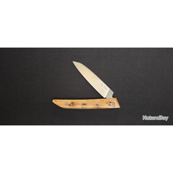Le Klic JP Hontanx - Couteau pliant - Manche gen�vrier - Lame inox 12C27N