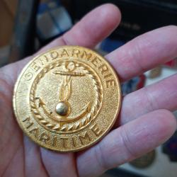 Boucle de ceinture gendarmerie maritime