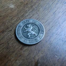 monnaie  belgique l&eacute;opold  I 10 centimes 1862