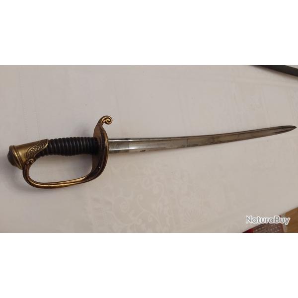 Sabre D'officier d'infanterie mod�le 1845 de la manufacture royale de Chatellerault