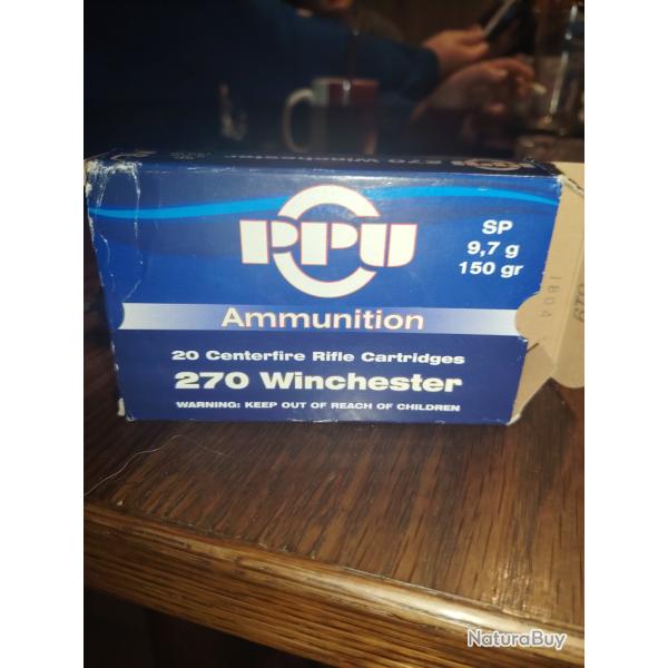 19 Balle 270w partizan PPU