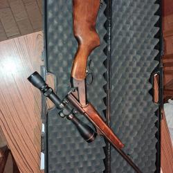 Carabine monocoup calibre 222