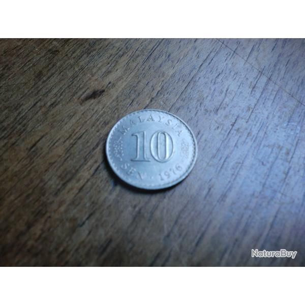 monnaie malaysie 10 sen  1976