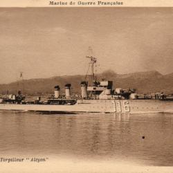 CPA - Marine de Guerre  -Le Torpilleurs "Alcyon" N&deg;7029
