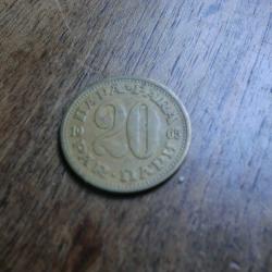 monnaie yougoslavie 20 para 1965