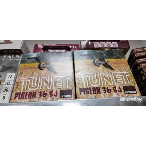 4 Pack de 100 tunet Pigeon 36 gr cal 12
