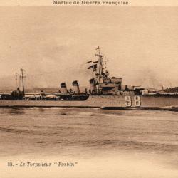 CPA - Marine de Guerre  - Le Torpilleurs " Forbin " N&deg;7032