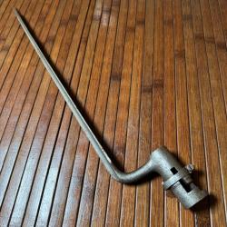 BA&Iuml;ONNETTE AN lX  - 1777 A DOUILLE R&Egrave;GLEMENTAIRE FRANCE AVEC VIROLE