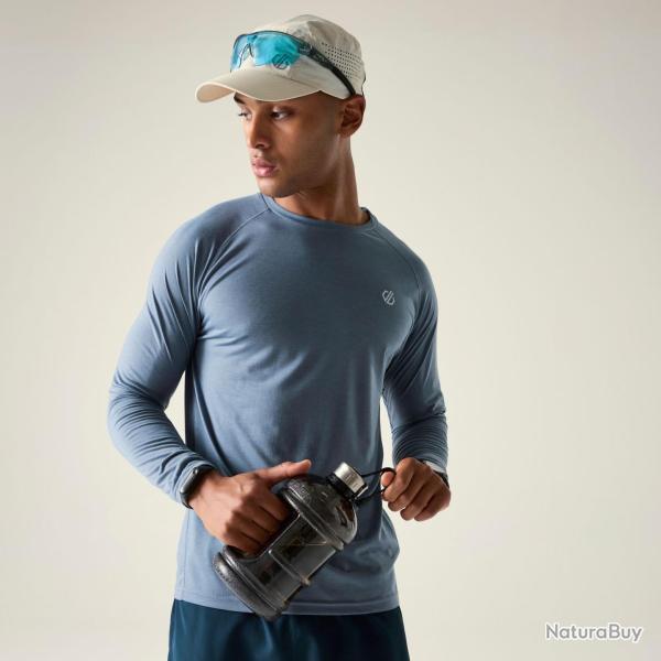 Tee Shirt de Randonn�e Respirant Dare 2B Agile Long Sleeve Tee Bleu