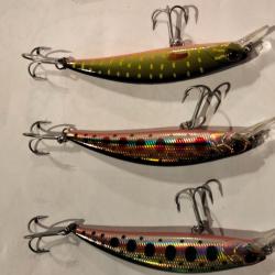 Lot de 3 leurres volkien durs