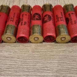 9 Cartouches WINCHESTER calibre 12 / 89 SUPER XX MAGNUM