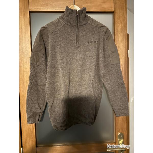 Pull en laine Beretta avec poches sur le devant taille L