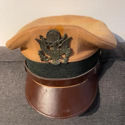 ? Casquette US Army originale WWII ? 1944 ? nominative