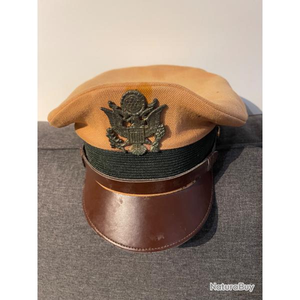 ? Casquette US Army originale WWII ? 1944 ? nominative