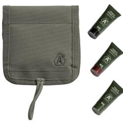 Pochette exp&eacute;dition Verte + 3 tubes de cr&egrave;me