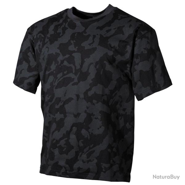 Tee shirt MFH 100 Coton Dark Camo