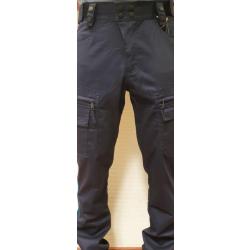 Pantalon Chronos hiver doubl&eacute; polaire mat marine uni STANDARD 80cm