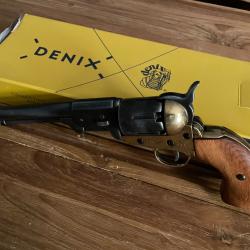 Deco - R&eacute;plique DENIX Revolver Colt Navy 1851 Aspect Vieilli