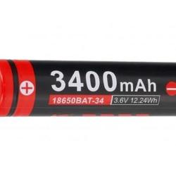 Batterie Rechargeable Klarus 18650BAT-34 - 3400 mAh - 3,6V