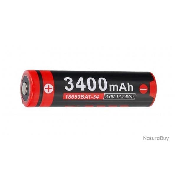 Batterie Rechargeable Klarus 18650BAT-34 - 3400 mAh - 3,6V