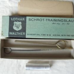 1 Bo&icirc;te avec "Cartouche " douille r&eacute;ductrice calibre16 / 4mm M20 en acier, de marque Lothar Walther.