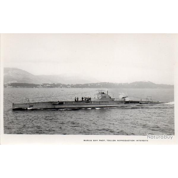 CPA - Marine de Guerre  - Le SOUS-MARIN " LAGRANGE " - N�7037