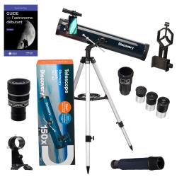 T&eacute;lescope Astrophotographie Discovery Spark 767 AZ avec Zoom, oculaires et accessoires