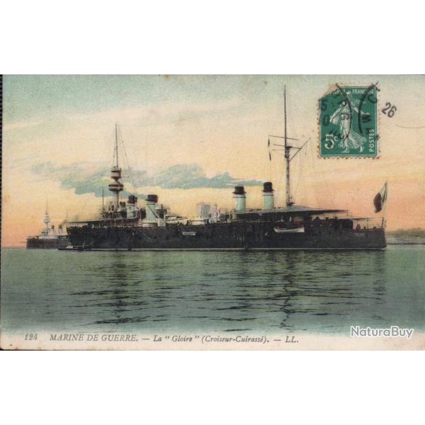 Carte postale ancienne Marine de Guerre "La Gloire" (Croiseur-Cuirass�) -N�7049