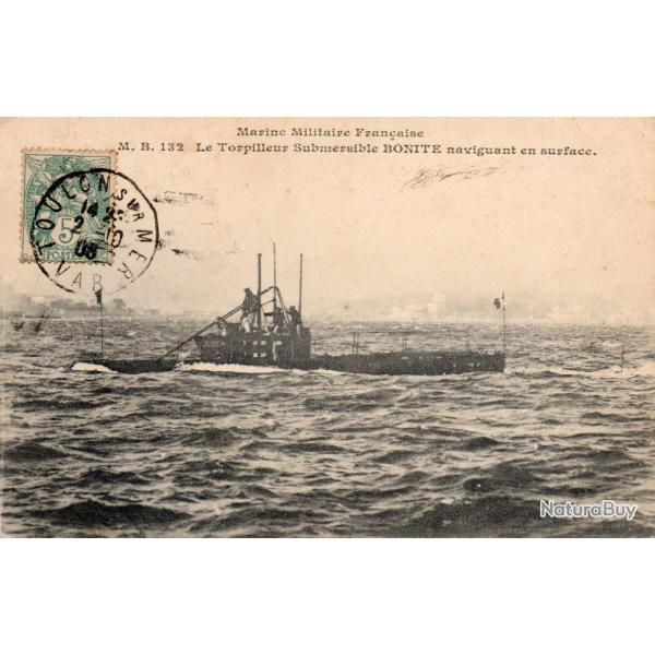 CPA - MARINE DE GUERRE  - Le Torpilleur Submersible " BONNITE "N�7050