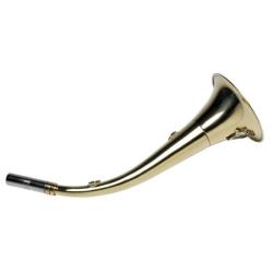 Corne d'appel Januel en Laiton &agrave; pavillon d&eacute;co sanglier - 50 cm