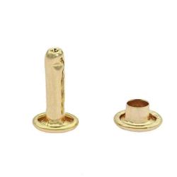 Rivet tubulaire double 8 /10 laiton