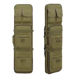 &Eacute;tui Souple Tactique Fusils Pistolets Sac &agrave; Dos Transport Carabine Chasse Airsoft Tir Vert 115cm