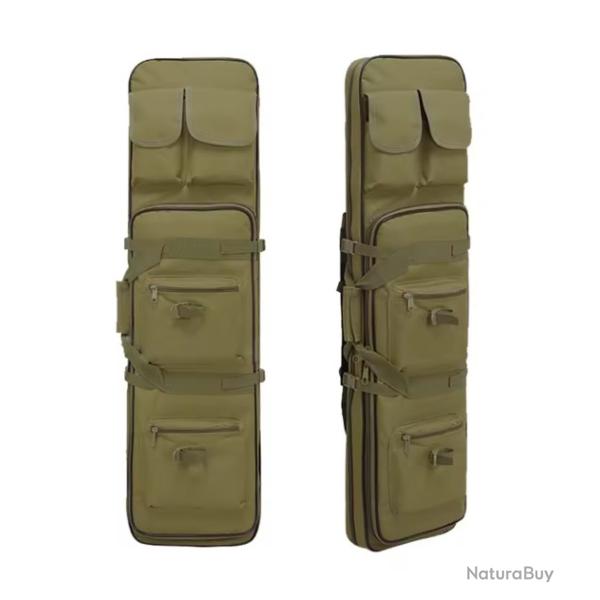 �tui Souple Tactique Fusils Pistolets Sac � Dos Transport Carabine Chasse Airsoft Tir Vert 115cm