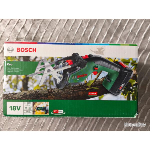 BOSCH Keo 18V + 1 batterie 2Ah + chargeur rapide - 100% NEUF