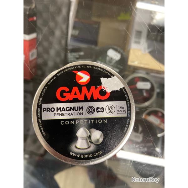1 boite de plomb Gamo PRO MAGNUM 5.5 x250