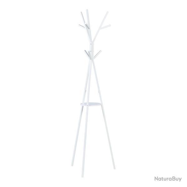 Portemanteau meuble d'entr�e design 179 x 48 x 48 cm blanc 03_0010366