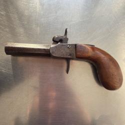 Pistolet de poche &agrave; percussion Belgio 1840