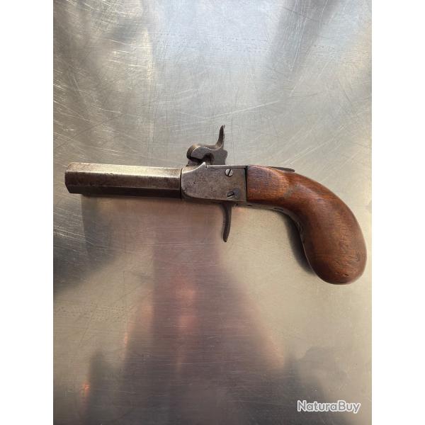 Pistolet de poche � percussion Belgio 1840