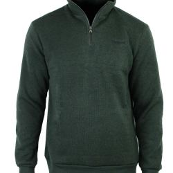 Sweat col montant zipp&eacute; en polaire CHARLY3 L