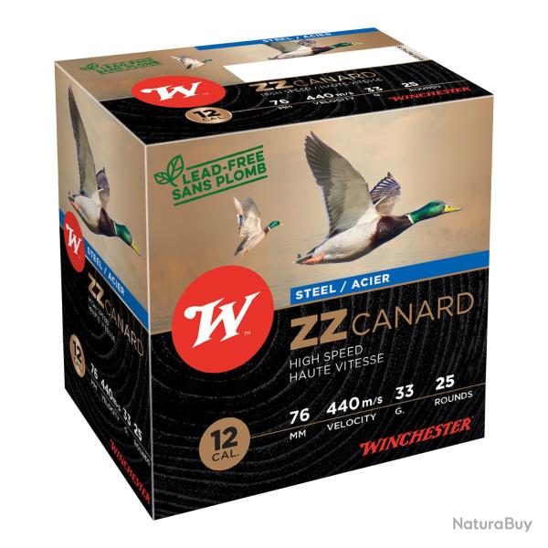 winchester zz canard steel 12 76 33g s2  cartouches munitions bte25