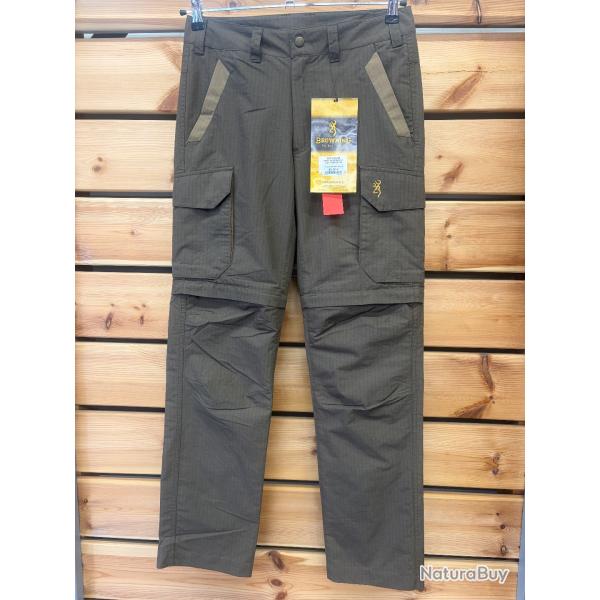 Pantalon de chasse l�ger BROWNING Savannah vert taille 46 DESTOCK