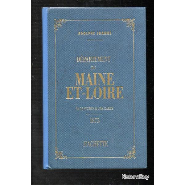 D�partement du maine et loire adolphe Joanne Hachette 1993 r�edition