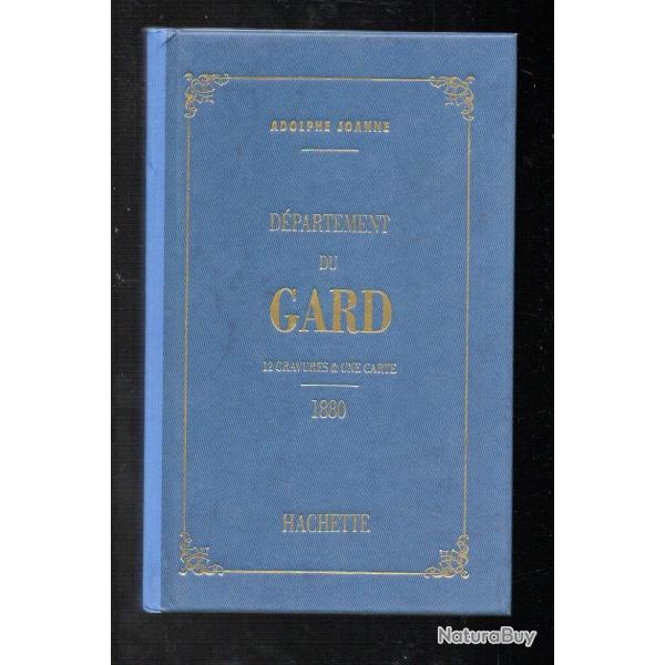 D�partement du gard adolphe Joanne Hachette 1993 r�edition