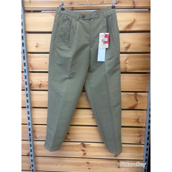 Pantalon beige BERETTA SPORT taille 46 DESTOCK