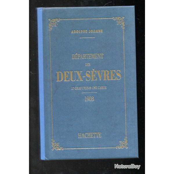 D�partement des deux s�vres adolphe Joanne Hachette 1993 r�edition