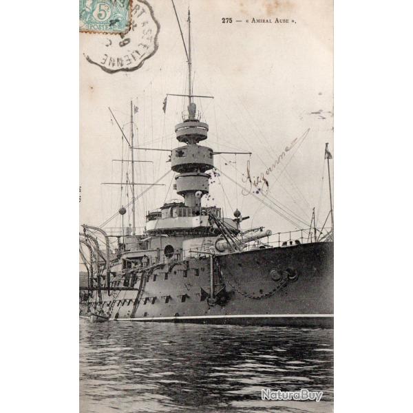 Carte Postale Navire de Guerre Amiral Aube -N7051