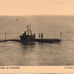 CPA - MARINE de GUERRE - Le SOUS - MARIN  " OTARIE " - N&deg;7053