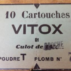 boite cal 24 cal24 boite compl&egrave;te de 10  ancienne Gevelot SFM &agrave; broche syst&egrave;me Lefaucheux